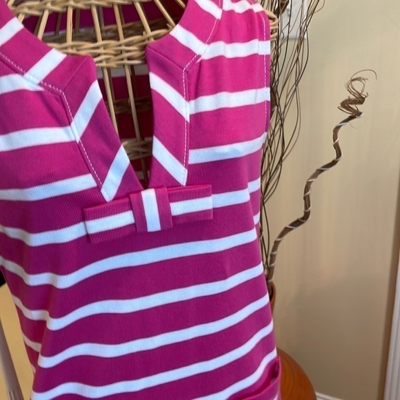 Kate Spade ♠️ 🔥SALE 🔥pink and white dress - Picture 1 of 7